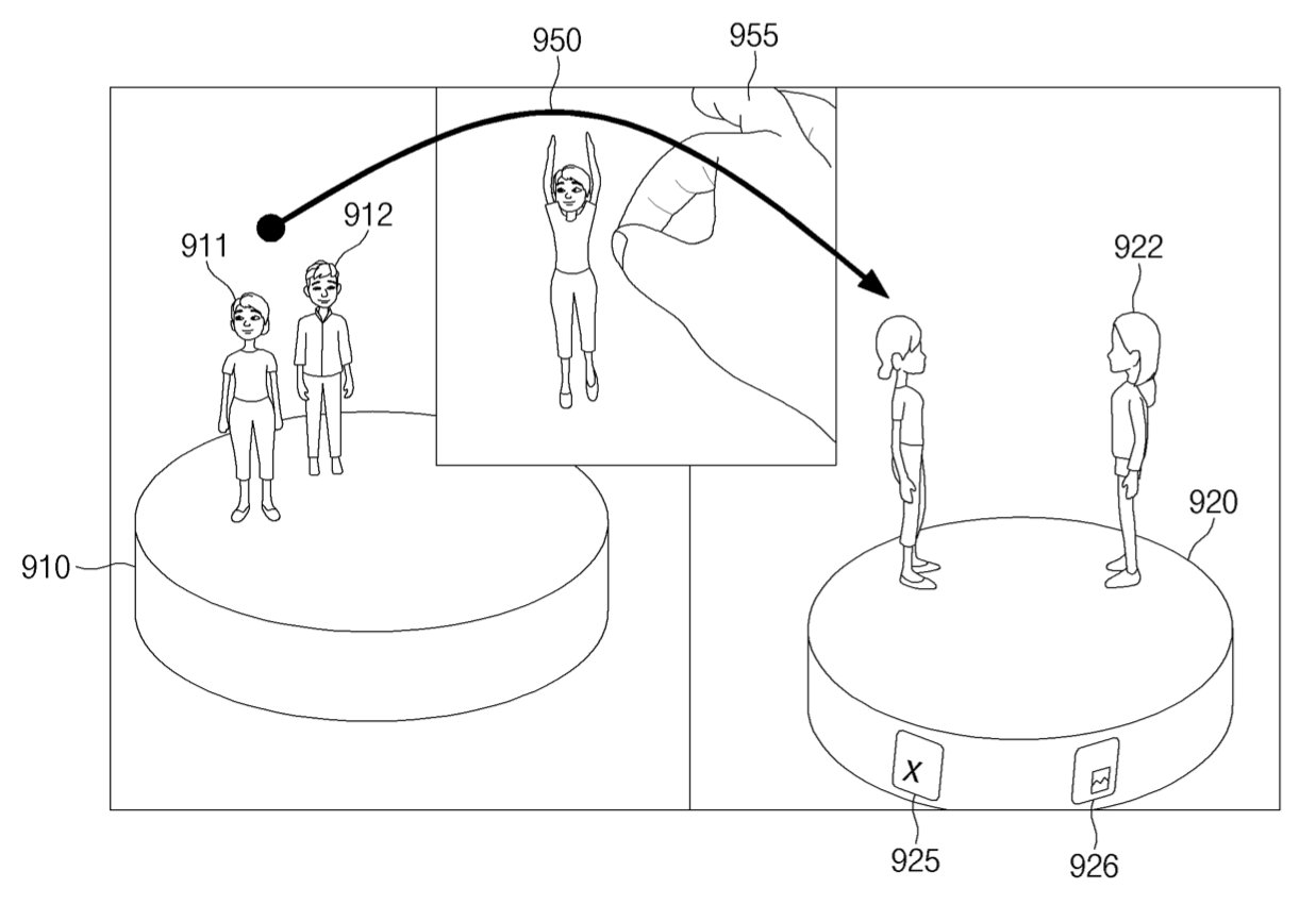 Avatar-based AR messaging app interactions